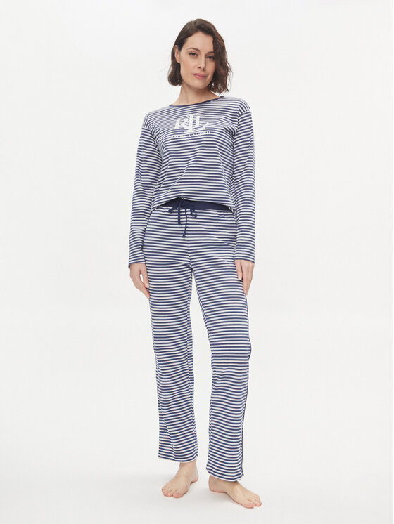 Lauren Ralph Lauren Pijama ILN92311 Bleumarin Regular Fit