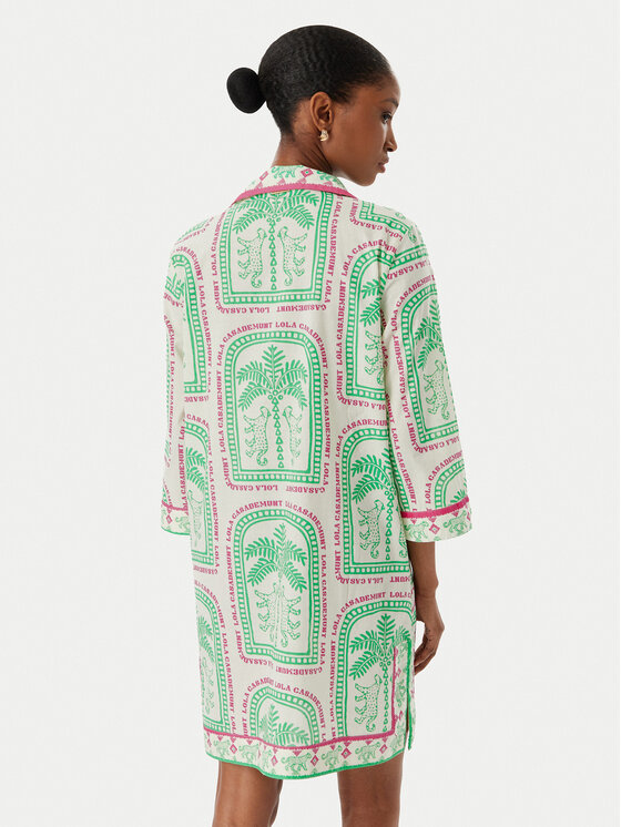 LOLA CASADEMUNT LOLA CASADEMUNT Літня сукня LS2616074 Кремовий Regular Fit