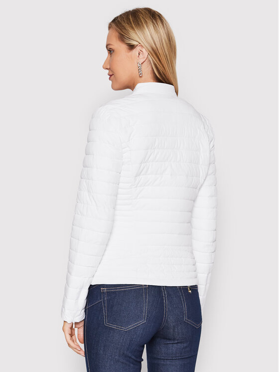 Guess Guess Pārejas jaka Vona W2YL1I W6NW2 Balts Slim Fit