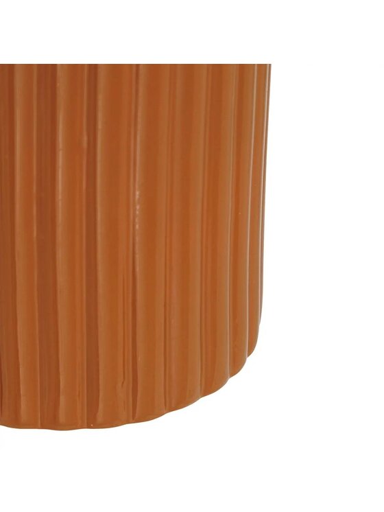 MIAhome MIAhome Lampa stołowa ceramiczna pomarańczowa Phylas Pomarańczowy