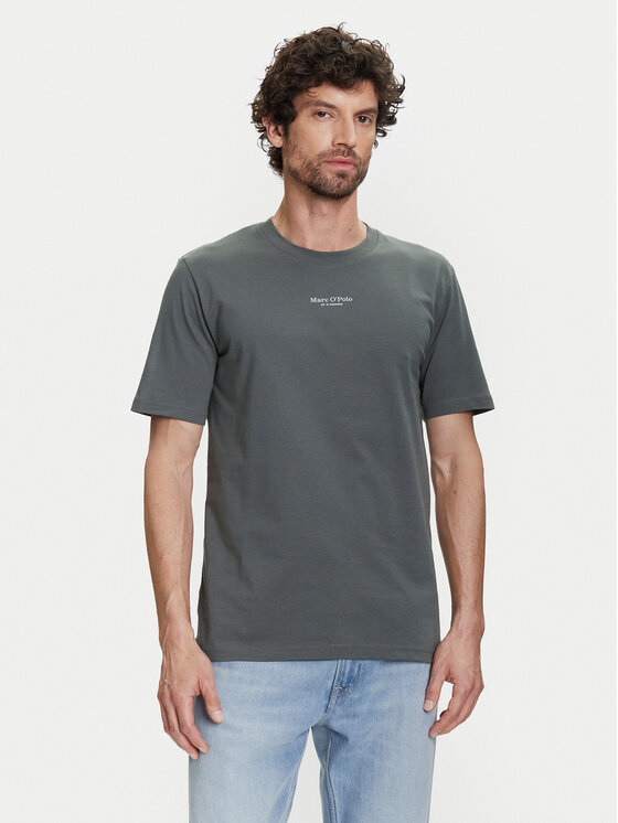 Marc O'Polo Marc O'Polo T-särk B21 2012 51382 Roheline Regular Fit