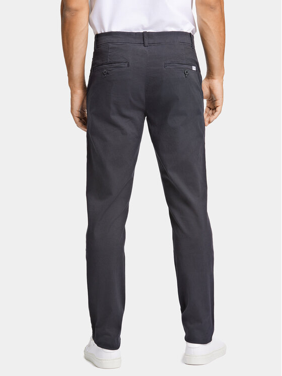 Lindbergh Lindbergh Chino kalhoty 30-005044 Černá Slim Fit