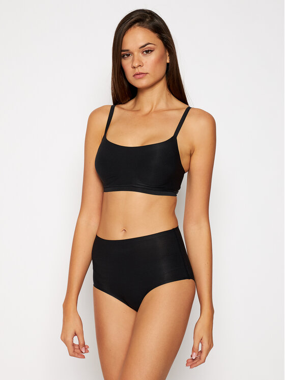 Chantelle Chantelle Klasične spodnje hlačke z visokim pasom Soft Stretch C26470 Črna