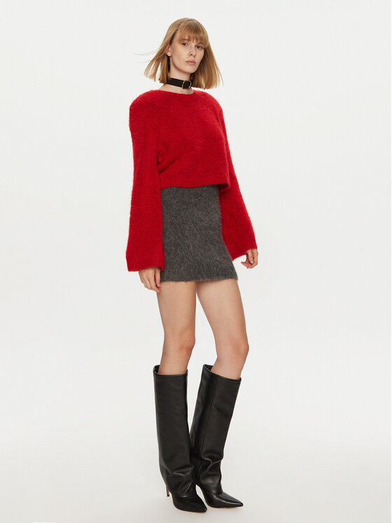 Gestuz Gestuz Mini sukně Sabi 10909540 Šedá Regular Fit