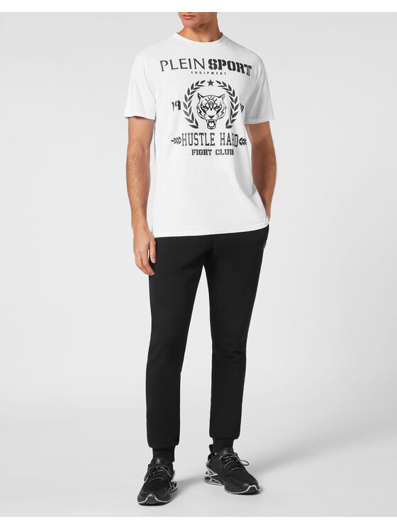 Plein Sport Plein Sport T-Shirt 13043 Biały Regular Fit