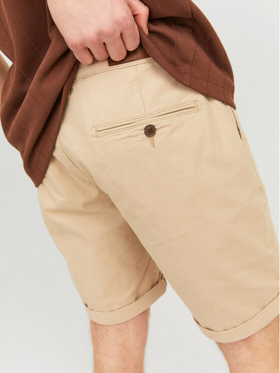 Jack&Jones Jack&Jones Шорти от плат Fury 12206889 Бежов Regular Fit