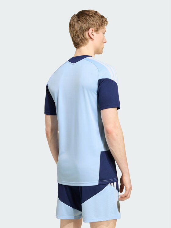 adidas adidas Koszulka techniczna 171207 Niebieski jasny Slim Fit