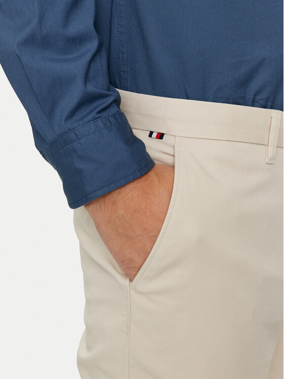 Tommy Hilfiger Tommy Hilfiger Chino Denton MW0MW25964 Bež Straight Fit