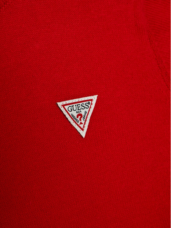 Guess Guess Pulover N0YR04 Z1DC0 Rdeča Regular Fit