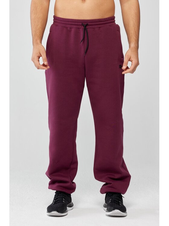 ROUGH RADICAL ROUGH RADICAL Spodnie dresowe TRACK JOGGERS Bordowy Oversize