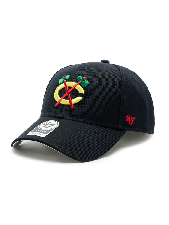 Șapcă 47 Brand NHL Chicago Blackhawks '47 MVP H-MVP04WBV-BKD Negru