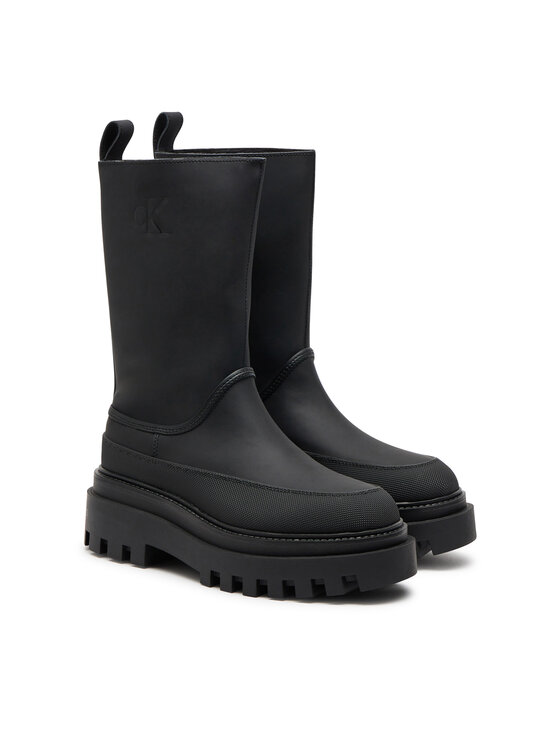 Calvin Klein Jeans Calvin Klein Jeans Cizme de cauciuc YW0YW01559 Negru