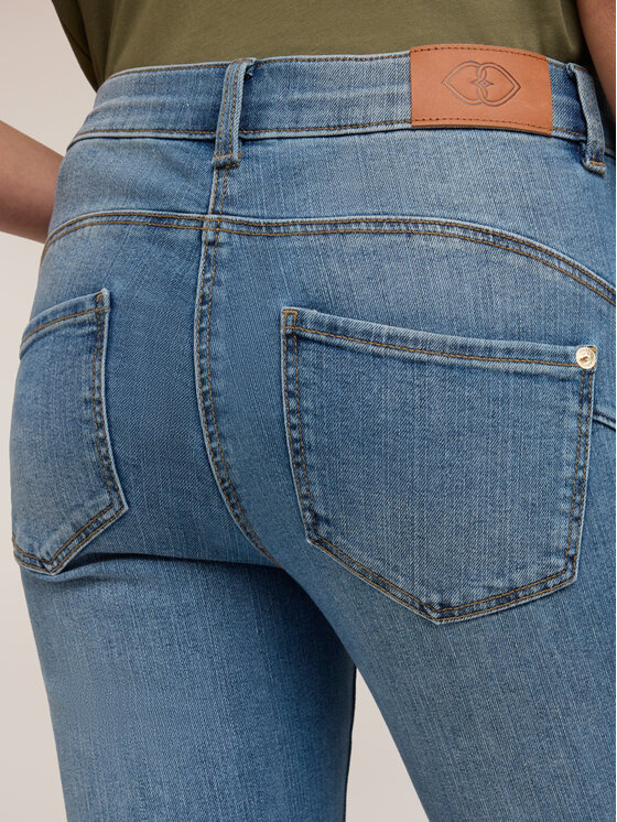 Motivi Motivi Jeansy P427Q804712N004 Turkusowy Flare Fit