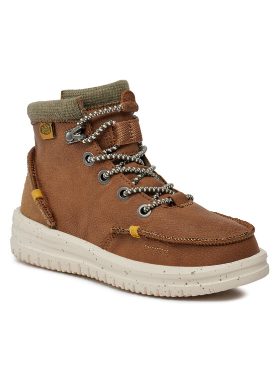 Hey Dude Hey Dude Šnurovacia obuv Bradley Boot Youth 40269-267 Hnedá