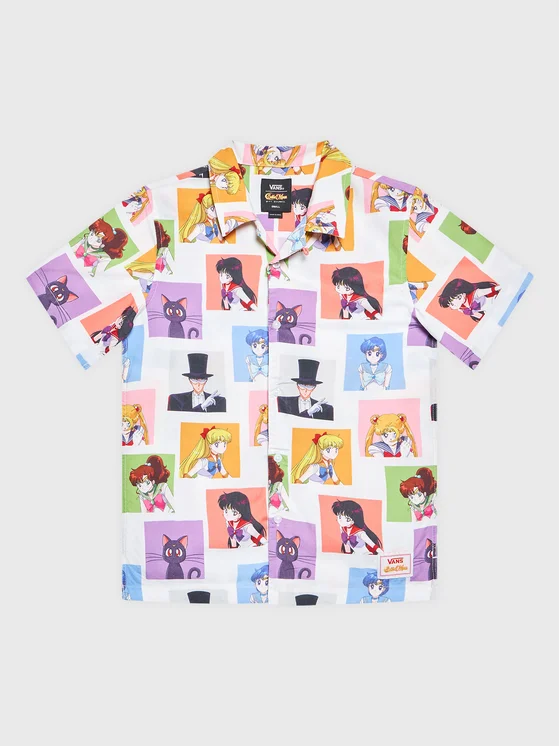 Vans Hemd SAILOR MOON Pretty Guardian VN0000B0 Weiß Regular Fit