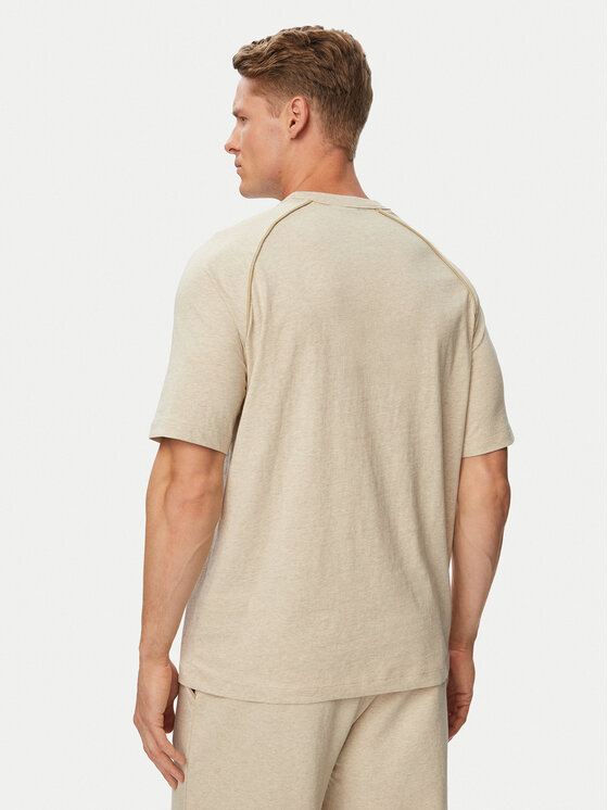 HUGO HUGO T-Shirt 50563112 Beżowy Regular Fit