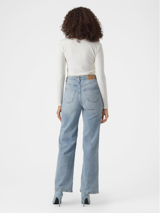 Vero Moda Vero Moda Bluzka Carina 10301178 Biały Regular Fit