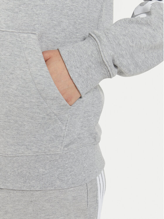 adidas adidas Bluza Essentials Linear IC6866 Szary Regular Fit