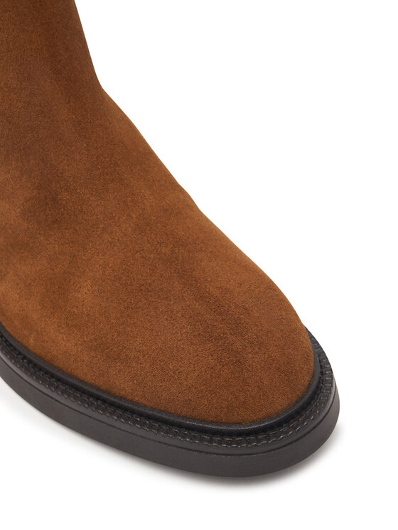 Tommy Hilfiger Tommy Hilfiger Bokacsizma Corporate Casual Suede Chelsea FM0FM05952 Barna