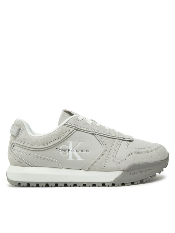 Calvin Klein Jeans Snīkeri Toothy Runner Irregular Lines YM0YM00624 Pelēks