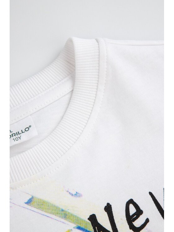 Coccodrillo Coccodrillo T-Shirt WC6143208VBA-001 Biały Regular Fit