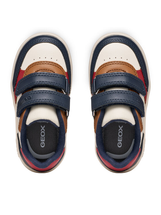Geox Geox Snīkeri B Eclyper Boy B555LA 000BC C1M4B Krēmkrāsas