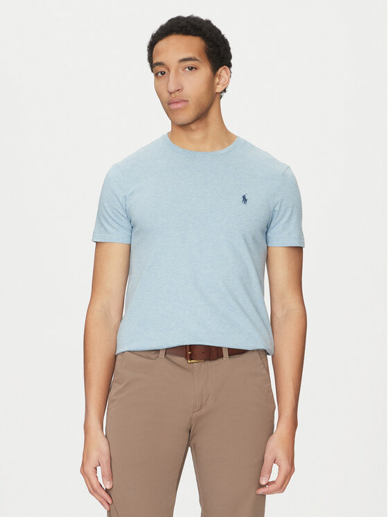 Męski T-Shirt Polo Ralph Lauren, Rozmiar S, Niebieski, 710671438420
