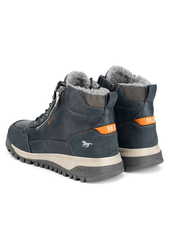 Mustang Mustang Schnürschuhe 4202-601 Dunkelblau
