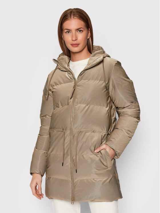 Rains Rains Žieminė striukė Unisex 1537 Smėlio Regular Fit