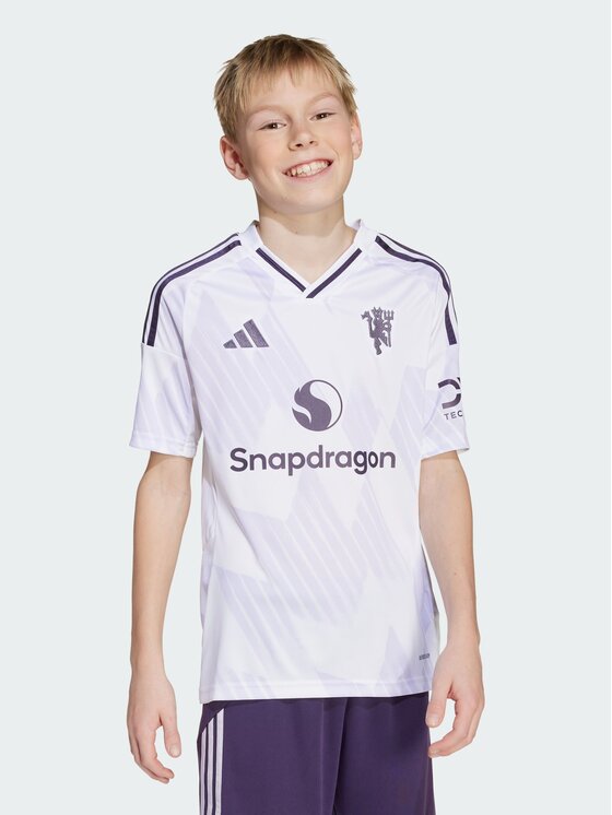 adidas adidas Koszulka techniczna Manchester United 25/26 Away Jersey Biały Regular Fit