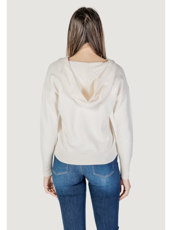 Morgan De Toi Morgan De Toi Maglione 241-MBALLON Bianco Shirt Fit