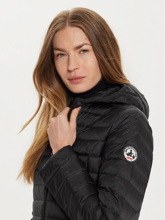 Jott Jott Pernata jakna Cloe P000WDOW01 Crna Slim Fit