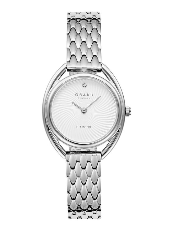 Obaku Obaku Hodinky V286LXCISC Strieborná