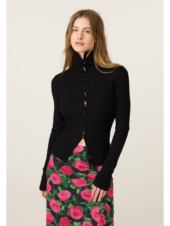 Fabienne Chapot Fabienne Chapot Kardigan 6983-509-177 Czarny Regular Fit