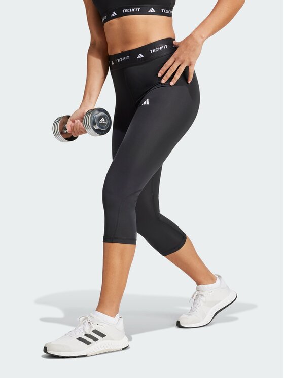 adidas adidas Legginsy 152343 Czarny Fitted Fit