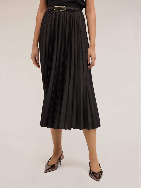 Motivi Motivi Gonna midi 1108W000680N033 Nero Regular Fit