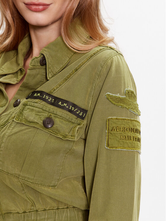 Aeronautica Militare Aeronautica Militare Μπουφάν μεταβατικό 231AB2077DCT3095 Πράσινο Regular Fit