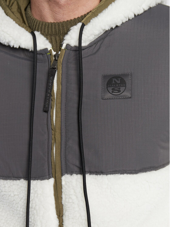 North Sails North Sails Felpa di pile 691046 Bianco Regular Fit