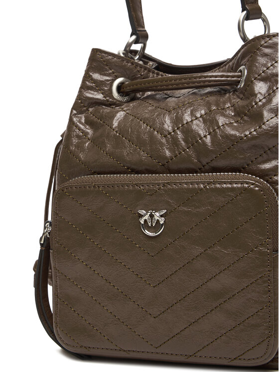 PINKO PINKO Kabelka Cargo Bucket Al 25-26 PLTT 105112 A2JC Hnědá
