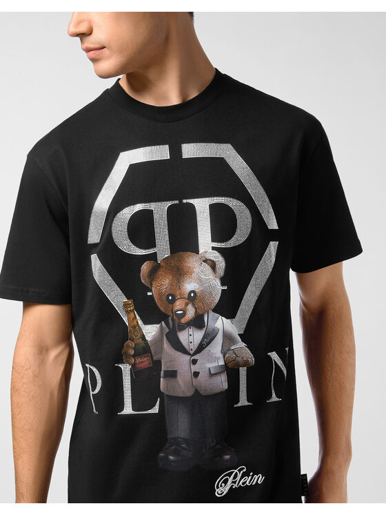 PHILIPP PLEIN PHILIPP PLEIN T-Shirt 27069 Czarny Regular Fit