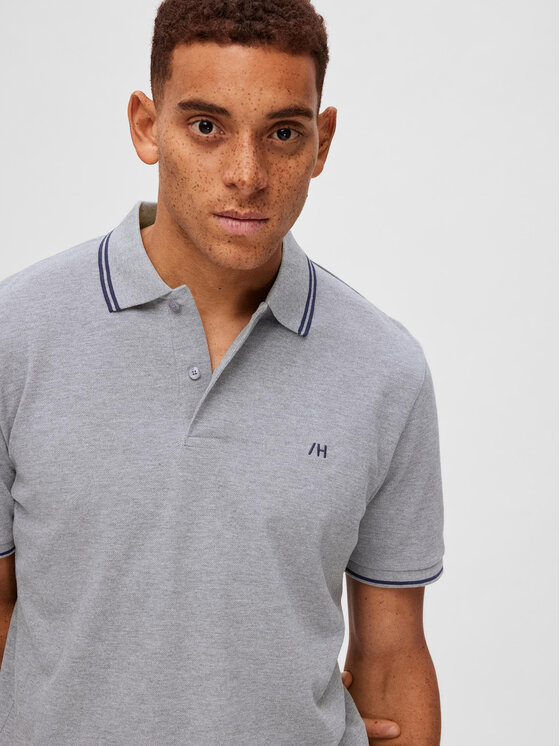 Selected Homme Selected Homme Polo 16087840 Siva Regular Fit