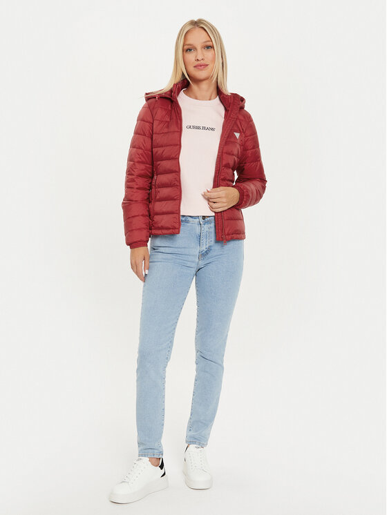 Guess Guess Daunenjacke W4YL00 WG922 Rot Regular Fit