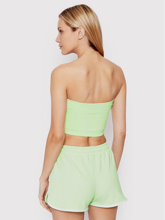 Ellesse Ellesse Top Coton Bandeau SGN15190 Zielony Slim Fit