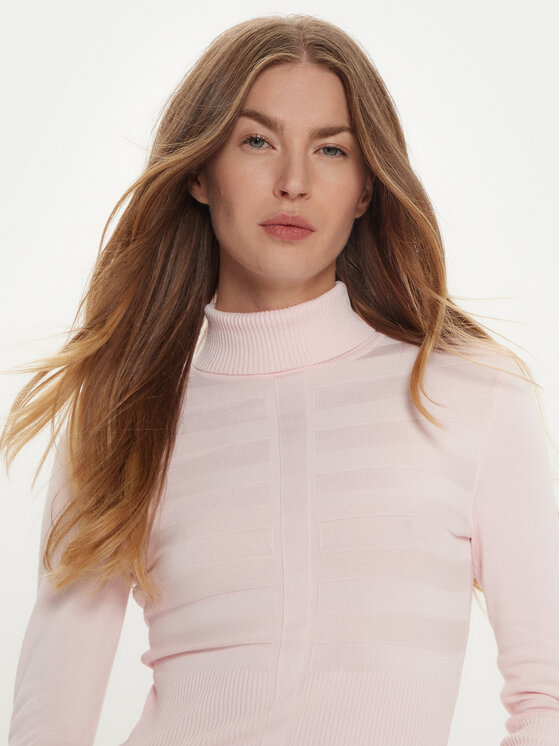 Morgan Morgan Rollkragenpullover 132-MENTOS.M Rosa Slim Fit