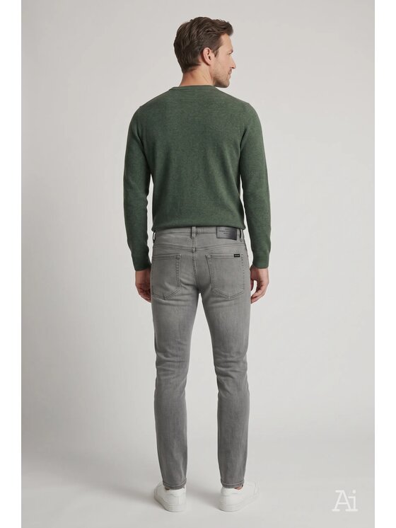Cross Jeans Cross Jeans Jeansy E 185-265 Szary Slim Fit