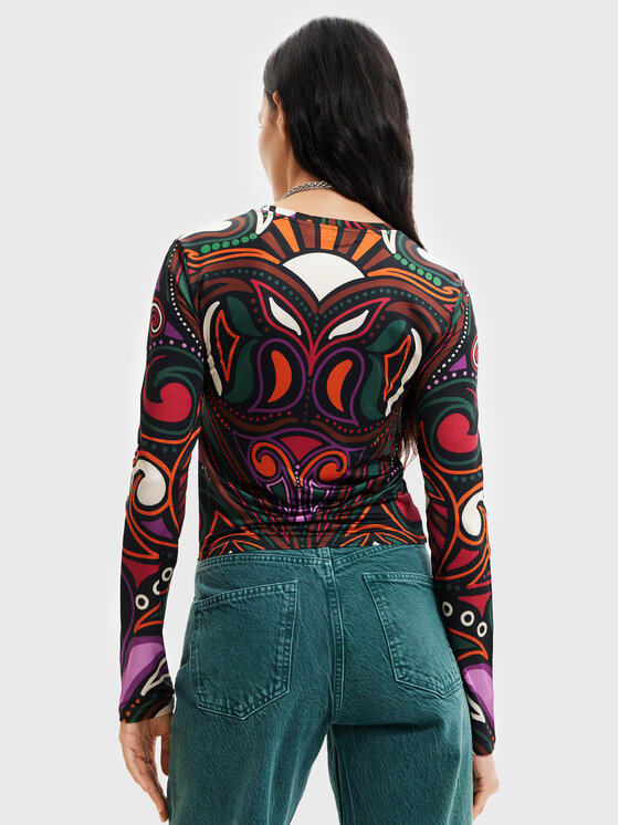 Desigual Desigual Bluse Blair 22WWTK35 Bunt Slim Fit