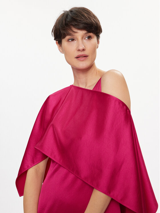 Weekend Max Mara Weekend Max Mara Sukienka koktajlowa Gambero 2415231012 Różowy Regular Fit
