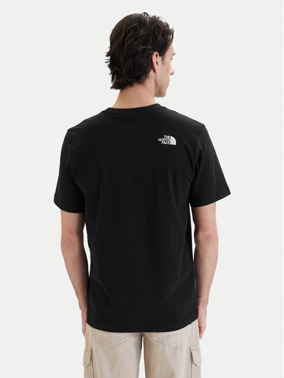 The North Face The North Face Majica Mountain Line NF0A8GUX Črna Regular Fit