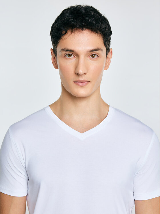 BIG STAR BIG STAR Koszula SUPICLASSICOV Biały Slim Fit