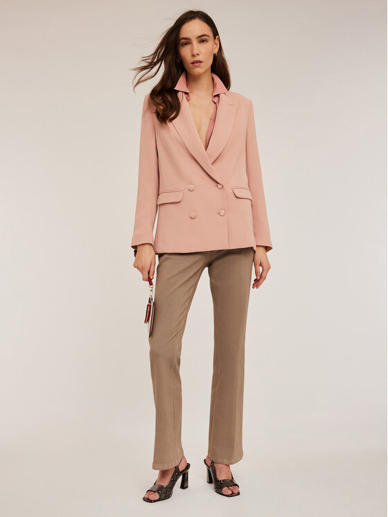 Motivi Motivi Pantaloni di tessuto P732Q003770N013 Écru Flare Fit